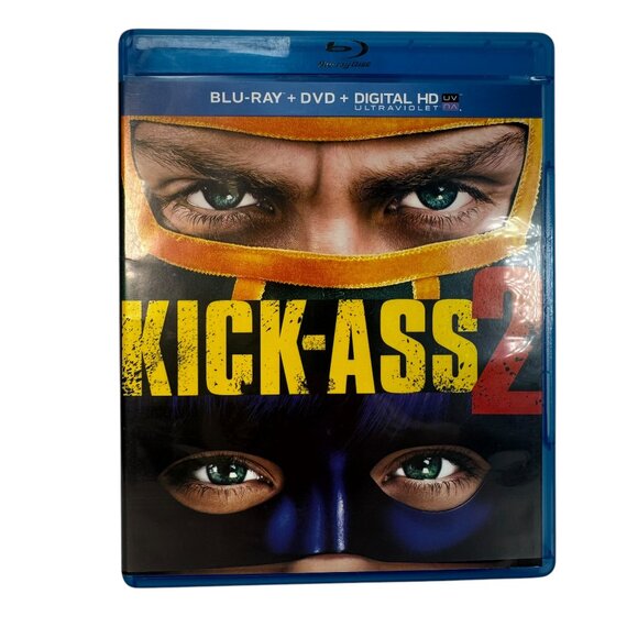 Kick-Ass 2 [Blu-ray + DVD + Digital HD] Superhero Villain Movie Hit Girl - Picture 1 of 5